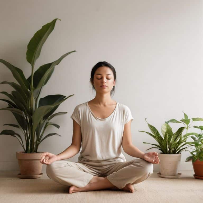 Finding Inner Stillness Daily meditation scene