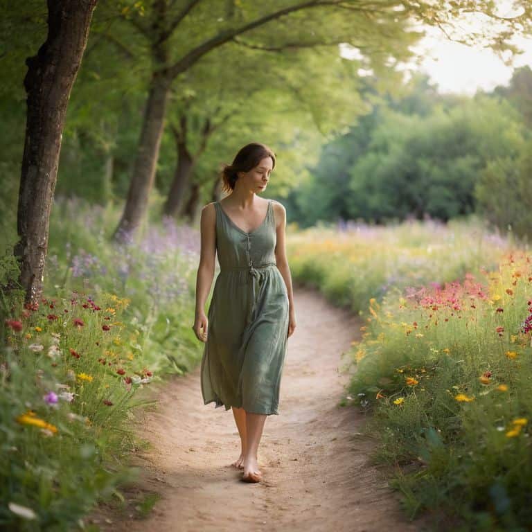 Finding Peace Through Movement outdoors