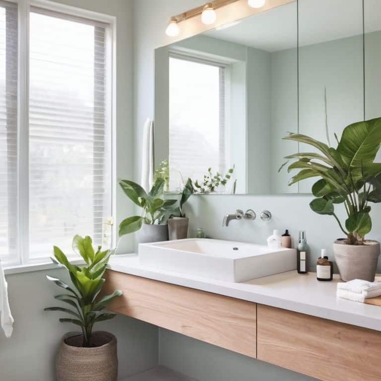 Finding Serenity in bathroom sink area