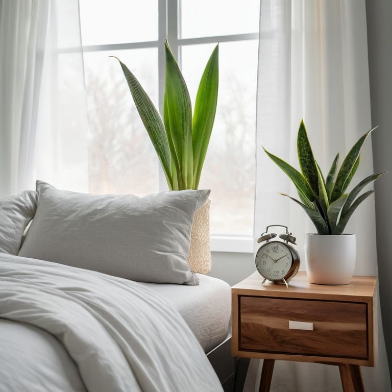 Soothing Serenity with Snake Plants