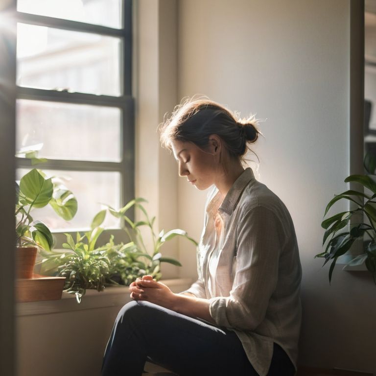 Embracing the Calm Within mindfulness moment
