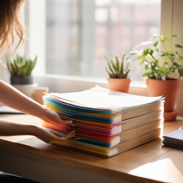 Simple paper filing system tutorial