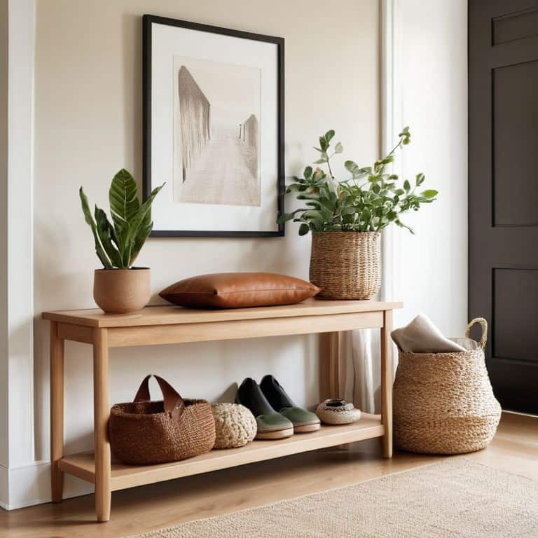 Organizing entryway reduces stress