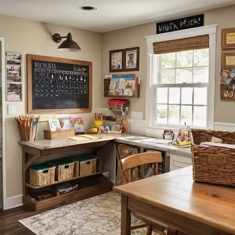 Family command center organization ideas