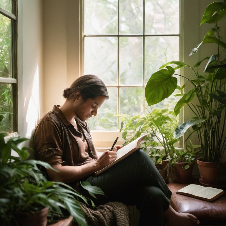 Journaling Your Journey" mindfulness practice