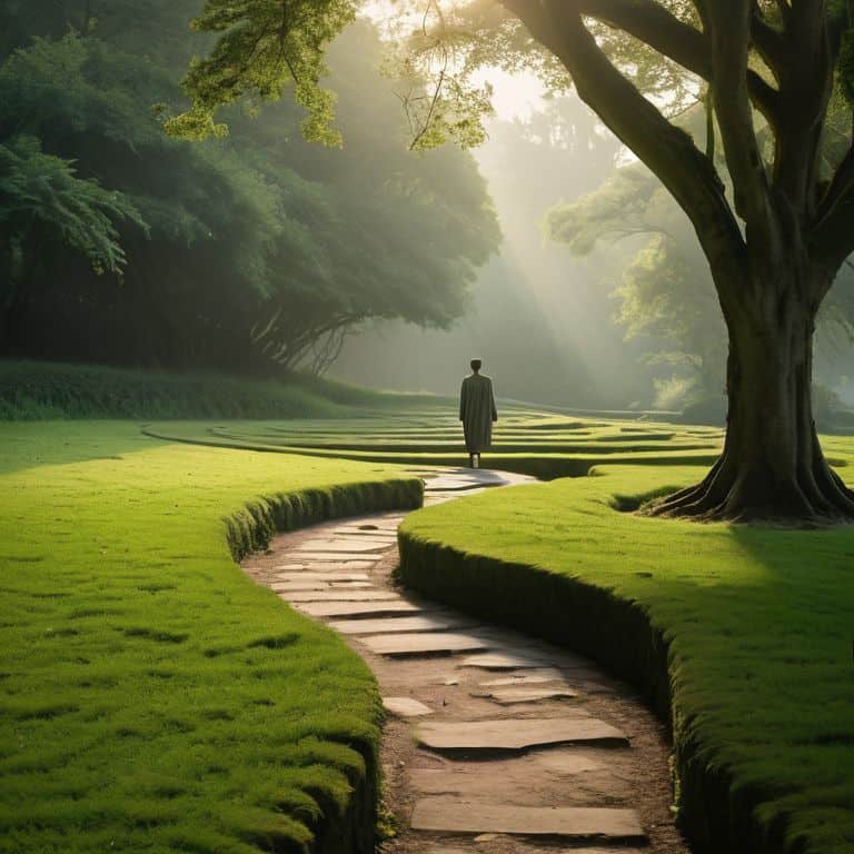 Labyrinth for walking meditation practice