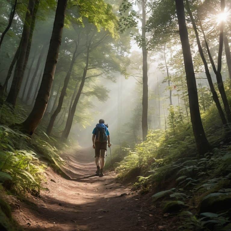 Walking meditation vs hiking outdoors