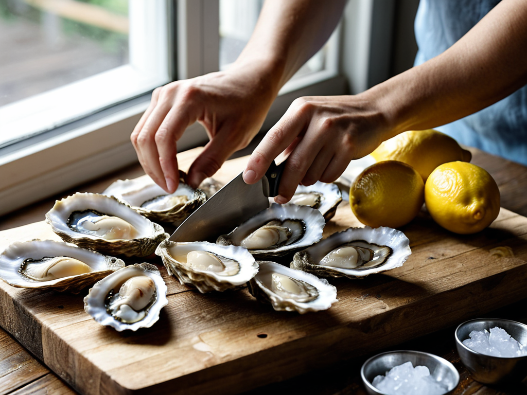 Shucking Oysters Safely at home