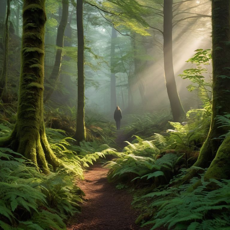 what is forest bathing shinrin-yoku scene