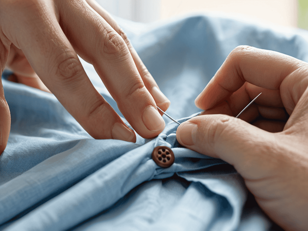 Sewing with Ease secure button tips