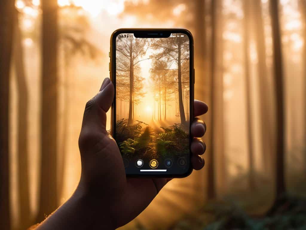 Atmospheric UX for mobile apps concept
