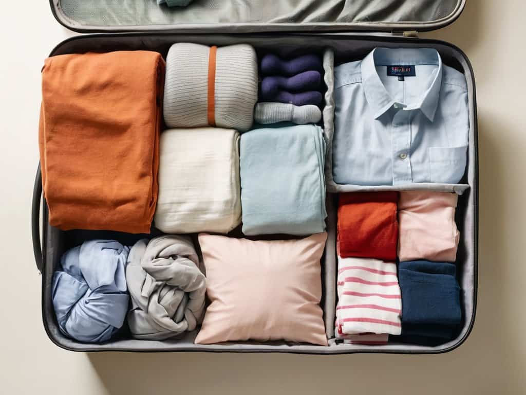 Packing cubes for organized travel essentials