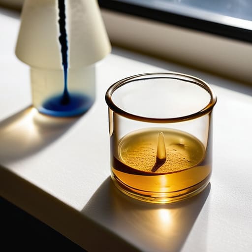 Mixing the Blue Ferric Ammonium Citrate and Potassium Ferricyanide.