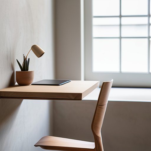 Wrapping It All Up sleek fold-out desk