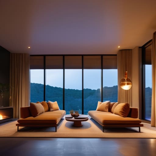 How lighting changes how a room feels.