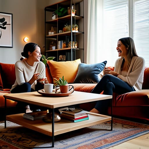 How to make a small flat feel social.